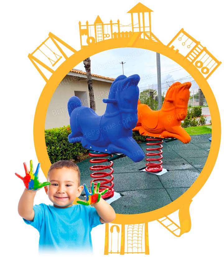 Playground de Ferro Galvanizado / Rotomoldado - Playground de Aço e Plástico - Brinquedo de Parquinho - Brinquedos para Condomínios, Escolas, Creches, Praças, Chácaras, Sítios e Mobiliário Urbano