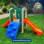Linha Madeira Plástica Kids Little Play - KLP 0101 - Playground de Madeira Plástica Little Play - KLP 0101 - Brinquedos para Parquinhos - Escola, Creche, Condomínio, Playground Infantil - Brinquedos de Parque