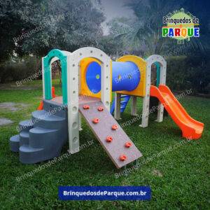 BP KIDS 03 - Linha Kids Little Play - KLP 0202 - Playground de Madeira Plástica Little Play - KLP 0101 - Brinquedos para Parquinhos - Escola, Creche, Condomínio, Playground Infantil - Brinquedos de Parque
